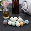 24Pcs Unwaxed Natural Lava Rock Beads G-PA0002-12-6