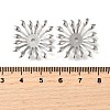 304 Stainless Steel Bead Caps LS-STAS-B087-10H-P-3