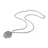 201 Stainless Steel Hollow Tree of Life Pendant Box Chain Necklaces LS-NJEW-M086-04P-2