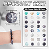 Transparent & Spray Painted Crackle & Imitation Jade Glass Beads GLAA-PH0003-47H-2
