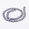Non-magnetic Synthetic Hematite Beads Strands G-P341-04F-8x3mm-2