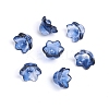 Two Tone Handmade Lampwork Bead Caps LS-HUDU-PW0001-115B-1