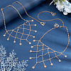 Iron Rhinestone Sexy Shoulder Bra Body Chain FIND-FH0008-14G-4