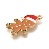 Christmas Theme Alloy Enamel Pendants ENAM-Q509-02KCG-12-2