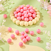 50Pcs Food Grade Eco-Friendly Silicone Beads SIL-TA0002-89D-4