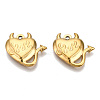 Ion Plating(IP) 201 Stainless Steel Pendants STAS-N098-138LG-3