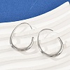 304 Stainless Steel Teardrop Dangle Earrings EJEW-S272-05P-3