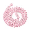 Transparent Baking Paint Glass Beads Strands LS-DGLA-A034-T8mm-D09-2