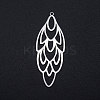 Tarnish Resistant 201 Stainless Steel Big Filigree Pendants LS-STAS-T049-T698-1-1