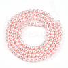 Baking Paint Pearlized Glass Pearl Bead Strands HY-N002-3mm-A10-3