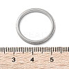 Non-Tarnish Textured 201 Stainless Steel Simple Thin Finger Ring for Women RJEW-I089-26P-2