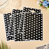 Polka Dot PET Plastic Packing Bags with Die Cut Hole Handle ABAG-TADJ0002-001G-3