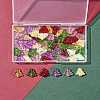 60Pcs 6 Colors Transparent Glass Bead Strands EGLA-FS0001-44-9
