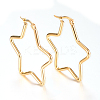 PVD Vacuum Plating 304 Stainless Steel Hoop Earrings LS-EJEW-T002-06-1
