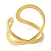 304 Stainless Steel Open Cuff Rings for Women RJEW-Z043-02C-3