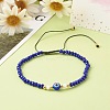 Adjustable Nylon Thread Braided Bead Bracelets Set BJEW-JB06440-4
