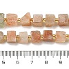 Natural Arusha Sunstone Beads Strands G-G053-B16-03-5