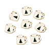 Christmas Theme Rack Plating Alloy Enamel Charms X-PALLOY-O109-29LG-1