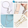 40Pcs 2 Styles Stainless Steel Beads STAS-ME0002-45-5