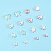 16Pcs 8 Styles UV Plating Plastic Imitation Pearl Beads KY-FS0001-47-7