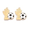 Alloy & Enamel Pendants ENAM-T021-64G-1
