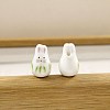 Handmade Porcelain Beads with Cartoon Painted PW-WG0583E-01-1