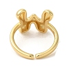 Brass Open Cuff Rings RJEW-U008-06W-G-3