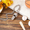 1pc Stainless Steel Whistle Pendant Necklaces NJEW-CN0001-08-4