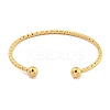 Ion Plating(IP) Textured 304 Stainless Steel Cuff Bangles BJEW-P331-11G-3