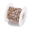 Handmade Natural Rose Quartz Chip Beads Chain CHS-H028-06A-06-3