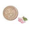 Acrylic Flower Charms PALLOY-TA00250-2