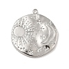 Non-Tarnish 304 Stainless Steel Pendants X1-STAS-A066-02P-1