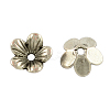 Tibetan Style Flower Alloy Bead Caps LS-TIBEP-S192-AS-NR-1