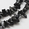 Natural Snowflake Obsidian Beads Strands X-G-F328-10-3