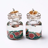 Imitation Food Resin Pendants RESI-CJC0001-49I-1