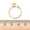 Brass Rotating Cuff Rings for Women RJEW-C132-02G-2