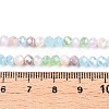Electroplate Glass Beads Strands X-GLAA-T023-B16-02-4