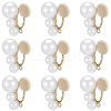 10Pcs Brass Ear Cuff Findings KK-BBC0022-46-7