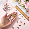 50Pcs 10 Colors Zinc Alloy Pendants FIND-SC0020-63-3
