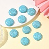 Craft Findings Dyed Synthetic Turquoise Gemstone Flat Back Dome Cabochons TURQ-S266-20mm-01-5