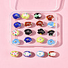 20Pcs 5 Colors Handmade Porcelain Beads PORC-FS0001-18-6