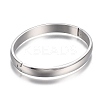 Tarnish Resistant 304 Stainless Steel Bangles STAS-I166-36C-2