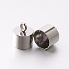 Tarnish Resistant 201 Stainless Steel Cord Ends STAS-E077-13-1