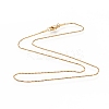 304 Stainless Steel Twist Snake Chain Necklaces NJEW-I238-08G-1
