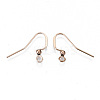 304 Stainless Steel Earring Hooks STAS-N092-104RG-NR-3