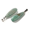 Natural Amazonite Pendants G-Q192-07P-04-2