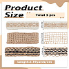 3 Bundles 3 Style Burlap Ribbon OCOR-LP0003-14-2