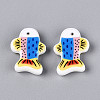Printed Opaque Resin Beads RESI-N043-23B-1