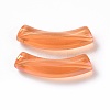 UV Plating Transparent Rainbow Iridescent Acrylic Beads OACR-A016-01B-2