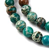 Dyed Natural Regalite/Imperial Jasper/Sea Sediment Jasper Beads Strands G-B124-C02-13-4